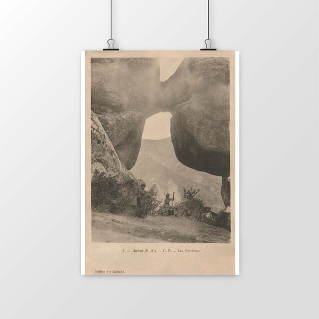 Image front Affiche ANNOT - Les Portettes - 1907