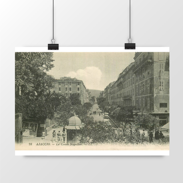 Image front Affiche AJACCIO - Cours Napoléon