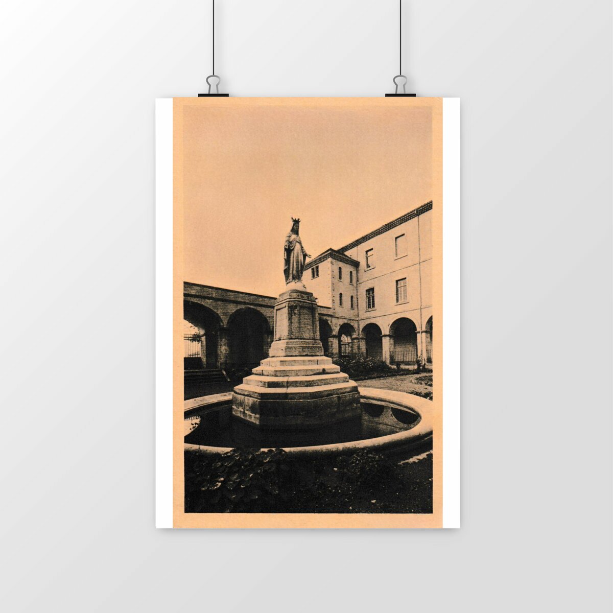 Image front Affiche AUBENAS - Petit Séminaire - La Vierge Immaculée