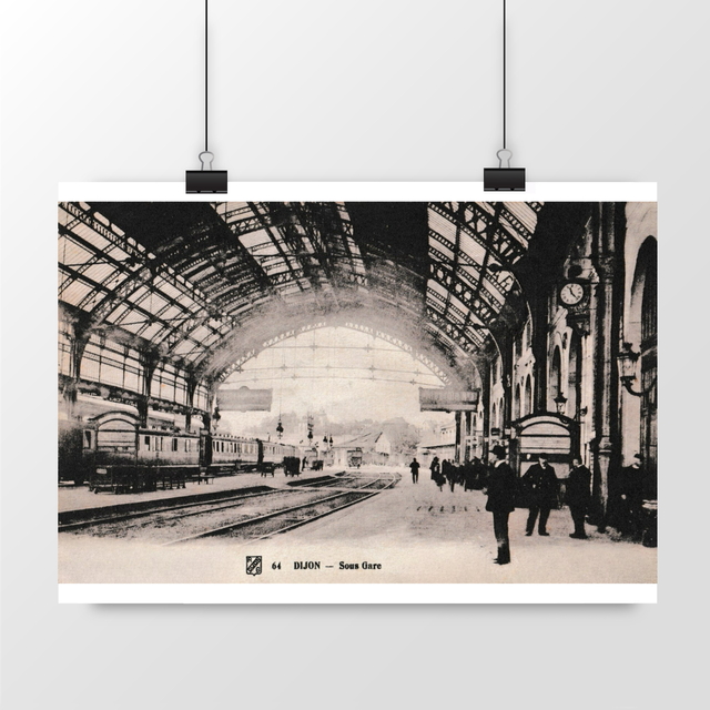 Image front Affiche DIJON - Sous Gare - 1916