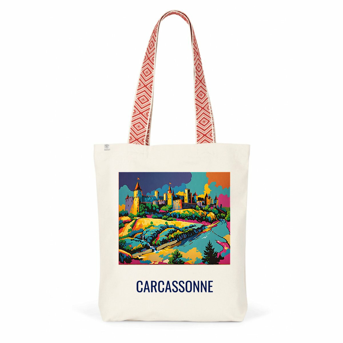 Image back Totebag CARCASSONNE