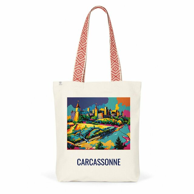 Image back Totebag CARCASSONNE