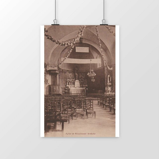Image front Affiche BEAUCHASTEL - L'Eglise
