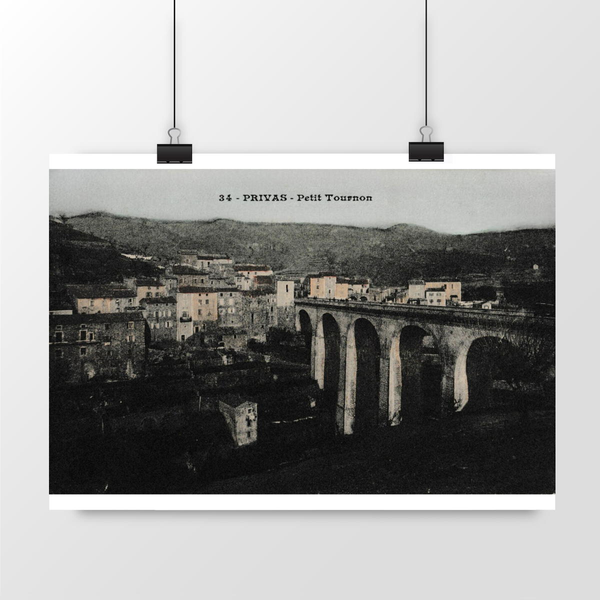 Image front Affiche PRIVAS - Le Petit Tournon - 1915