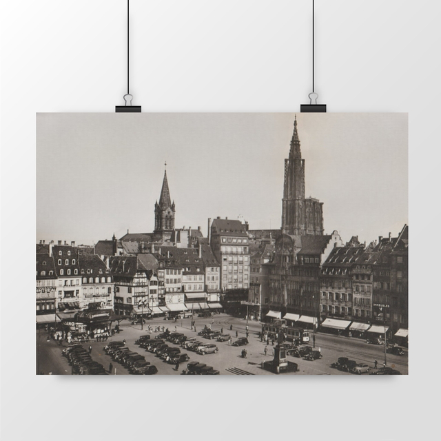 Image front Affiche STRASBOURG - Place Kléber