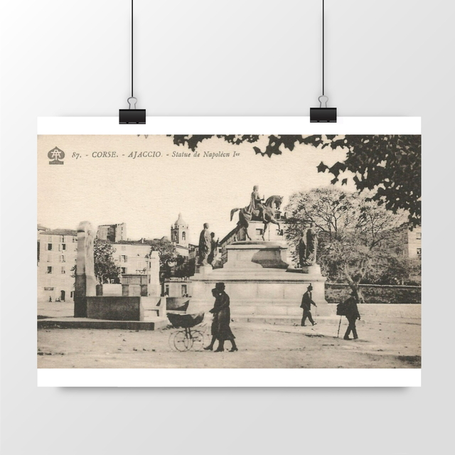 Image front Affiche AJACCIO - Statue Napoléon