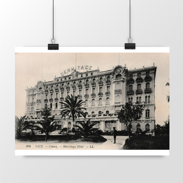 Image front Affiche NICE - Hôtel Hermitage - 1912