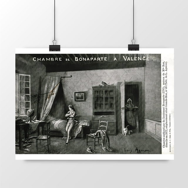 Image front Affiche VALENCE - Chambre de Bonaparte - 1918