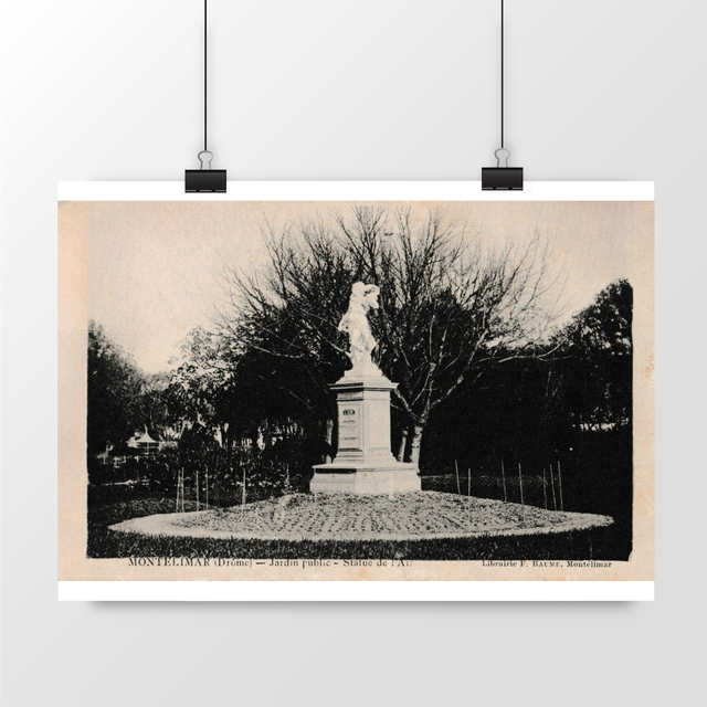 Image front Affiche MONTELIMAR - Statue de l'Air - 1906