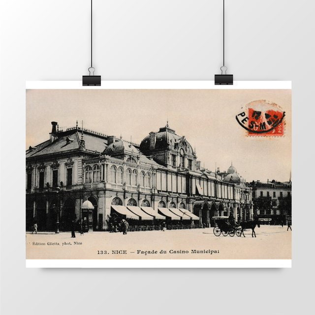 Image front Affiche NICE - Casino Municipal - 1912 