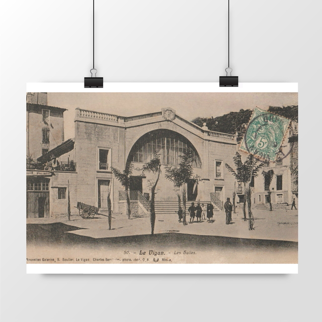 Image front Affiche LE VIGAN - Les Halles