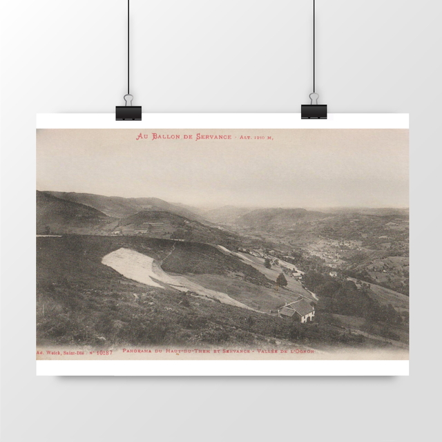 Image front Affiche BALLON DE SERVANCE - Vallée de l'Ognon - 1917