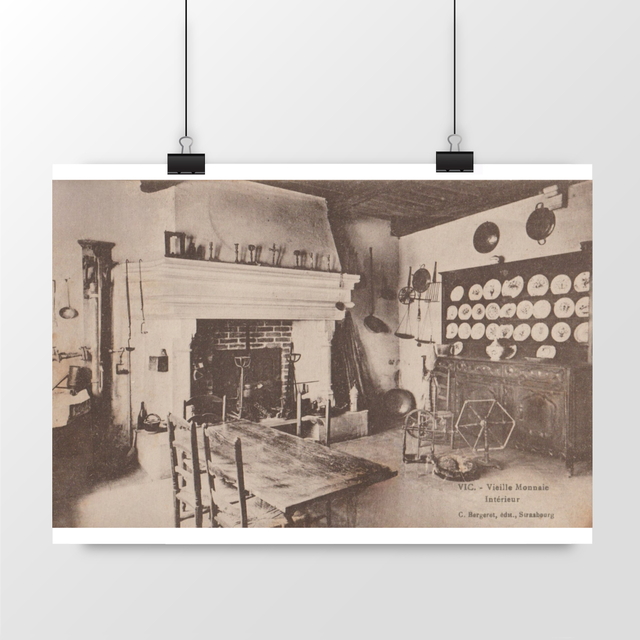 Image front Affiche VIC-SUR-SEILLE - Vieille Monnaie - Intérieur - 1919