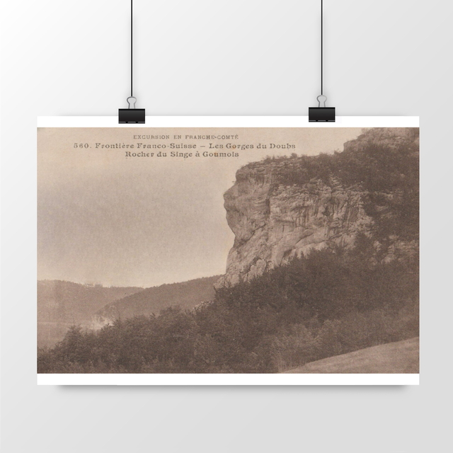 Image front Affiche GOUMOIS - Rocher du Singe - 1918