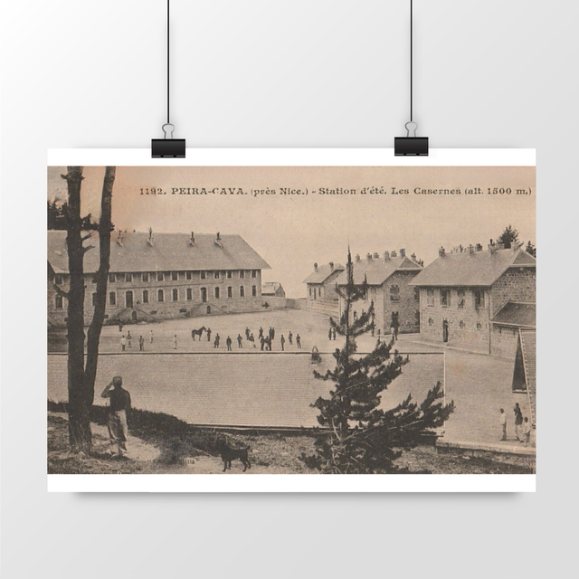 Image front Affiche PEIRA-CAVA - Station d'été - Les Casernes - 1913