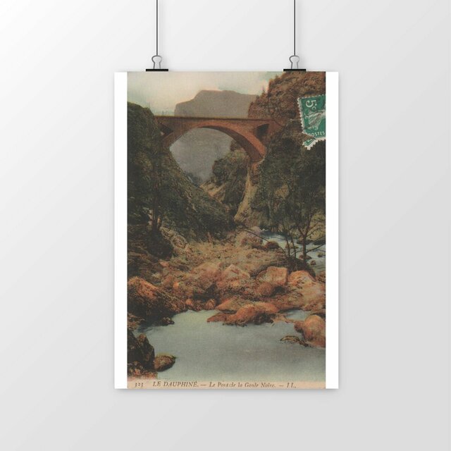 Image front Affiche RENCUREL - Pont de la Goule Noire