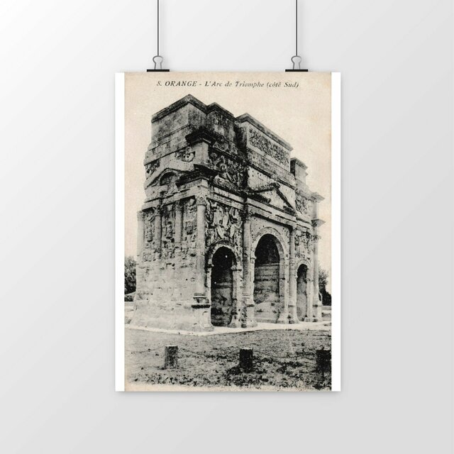 Image front Affiche ORANGE - L'Arc de Triomphe côté Sud - 1915