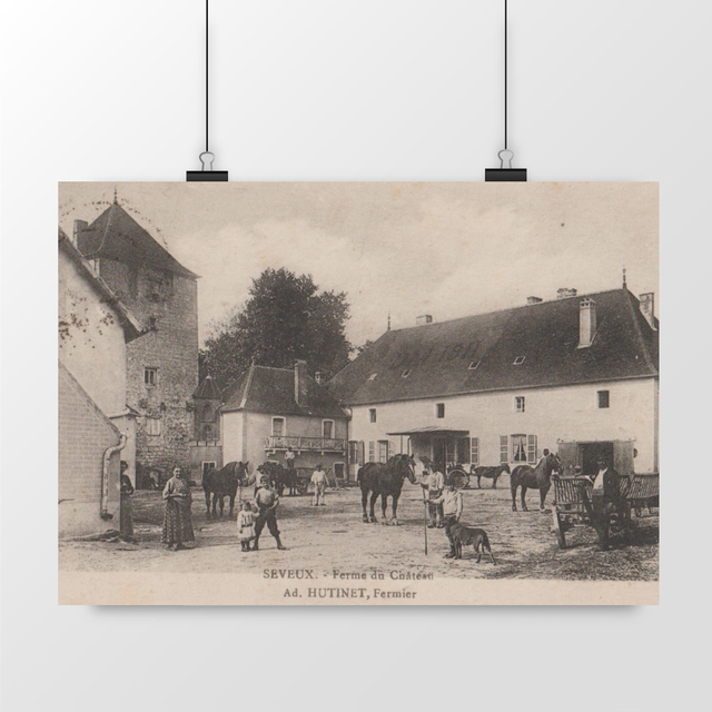 Image front Affiche SEVEUX - Ferme du Château - 1918