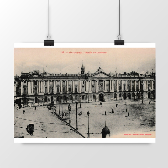Image front Affiche TOULOUSE - Place du Capitole - 1916