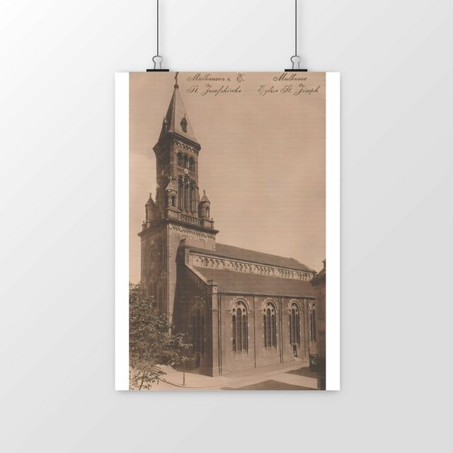 Image front Affiche MULHOUSE - Eglise St Joseph - 1918