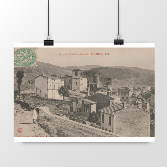 Image front Affiche ROCHETAILLEE - Vue Générale - 1907