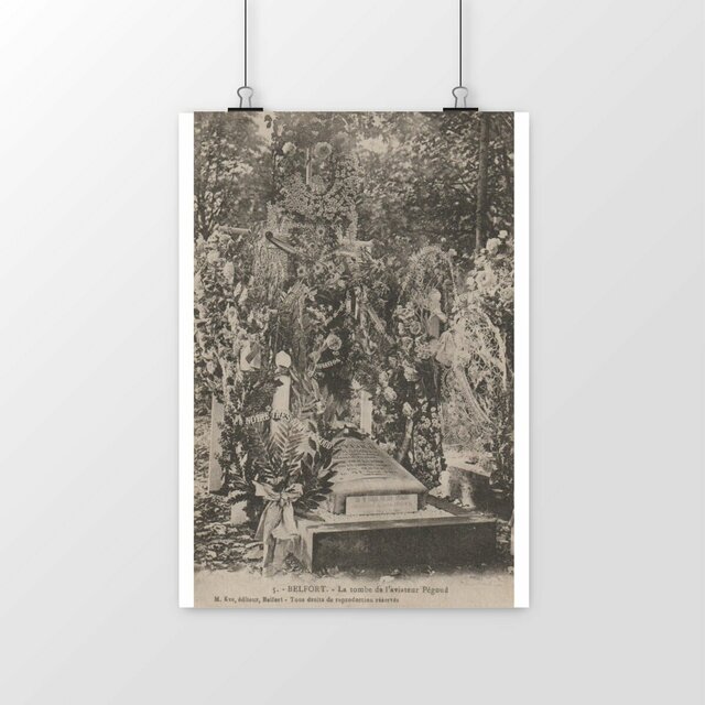 Image front Affiche BELFORT - Tombe de l'Aviateur Pégoud