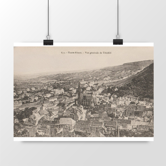 Image front Affiche THANN - Vue Générale 2 - 1918