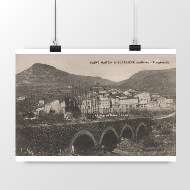 Image front Affiche ST MARTIN-LE-SUPERIEUR - Vue Générale - 1915