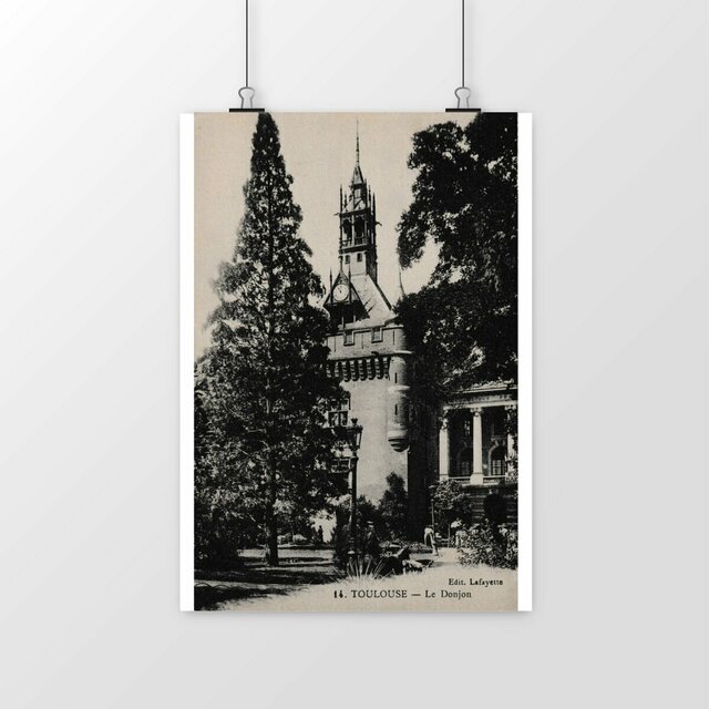 Image front Affiche TOULOUSE - Le Donjon - 1916