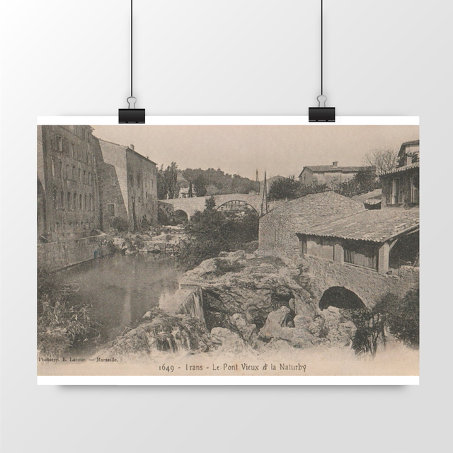 Image front Affiche TRANS - Le Pont Vieux et la Naturby - 1905