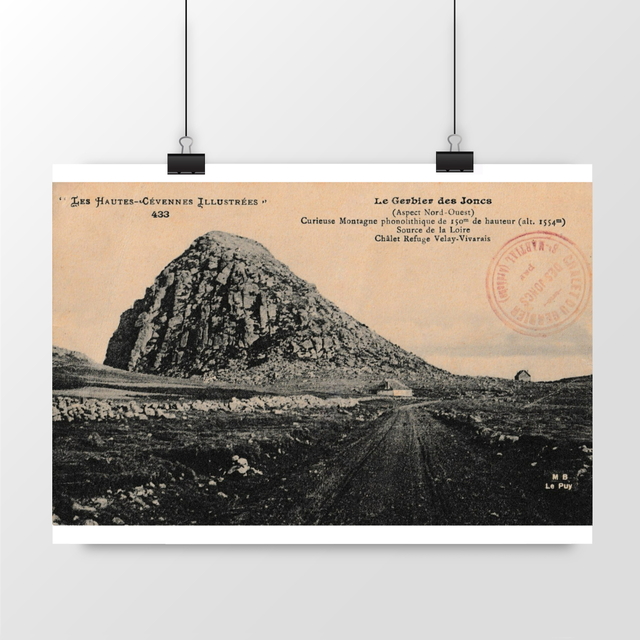 Image front Affiche SAINT MARTIAL - Le Mont Gerbier de Jonc - 1914