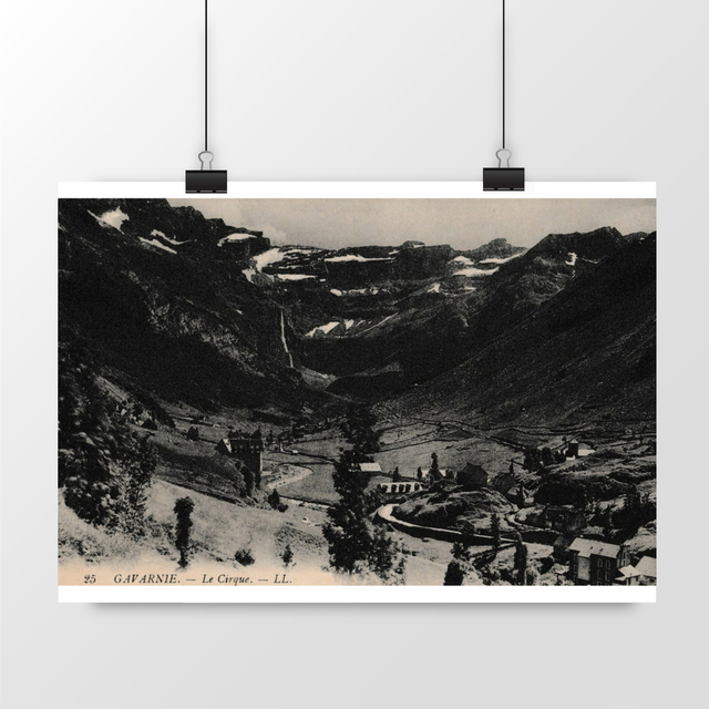 Image front Affiche GAVARNIE - Le Cirque - 1916