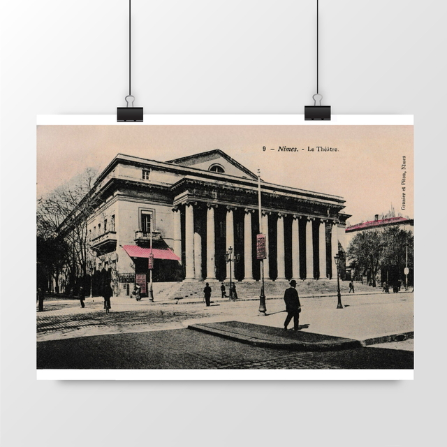 Image front Affiche NIMES - Théâtre - 1905