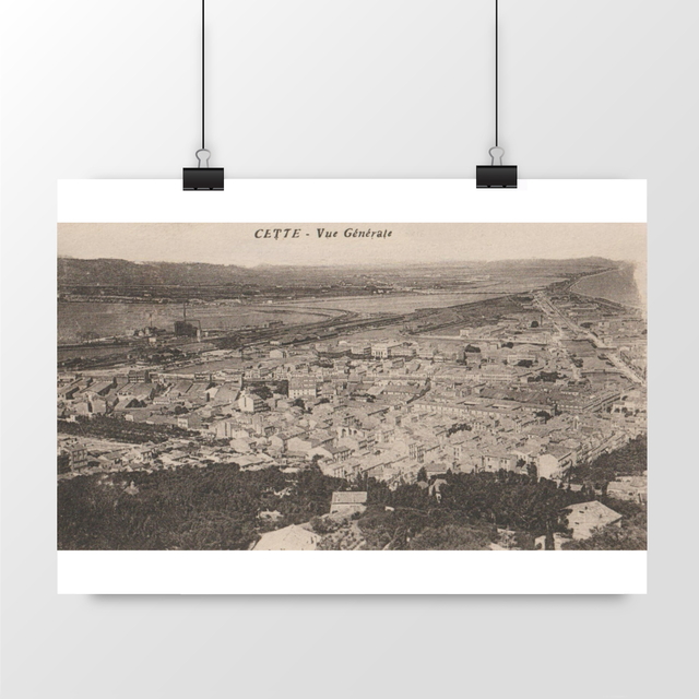 Image front Affiche SÈTE - Vue Générale - 1910