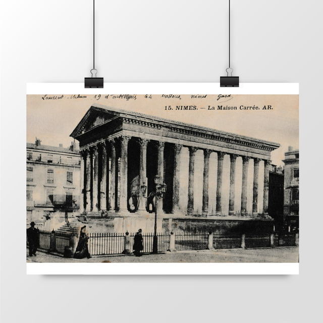 Image front Affiche NIMES - La Maison Carrée - 1915