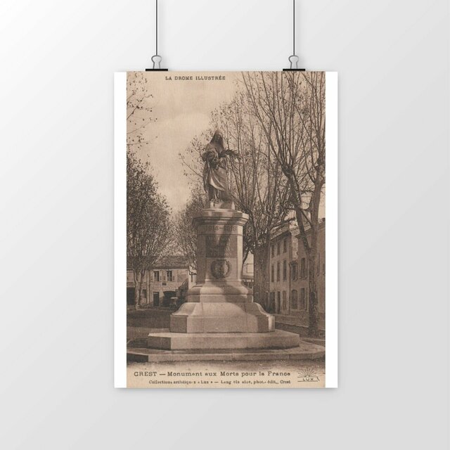 Image front Affiche CREST - Monument aux Morts pour la France