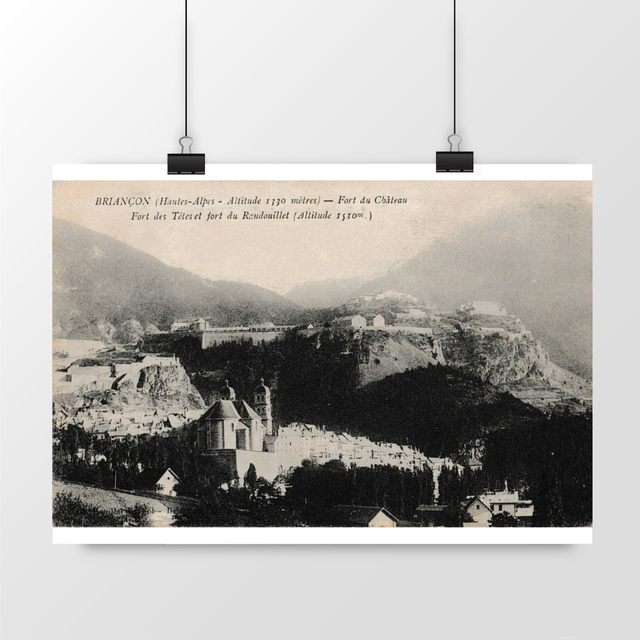 Image front Affiche BRIANÇON - Fort du Château - 1914