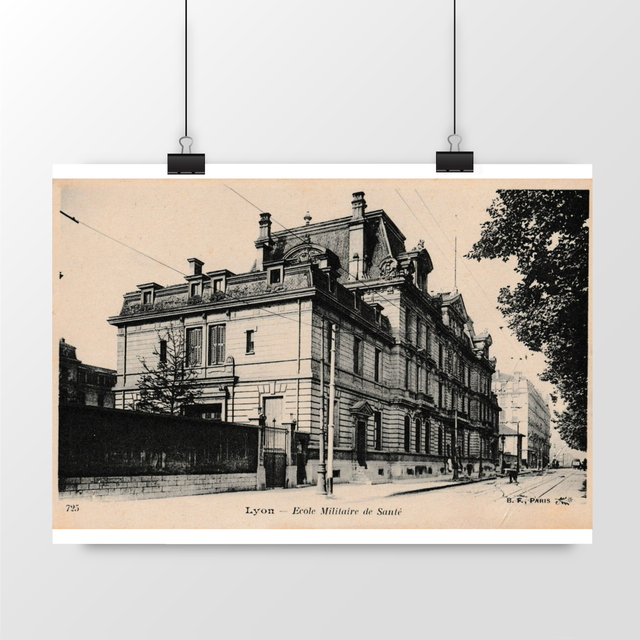 Image front Affiche LYON - Ecole militaire de santé