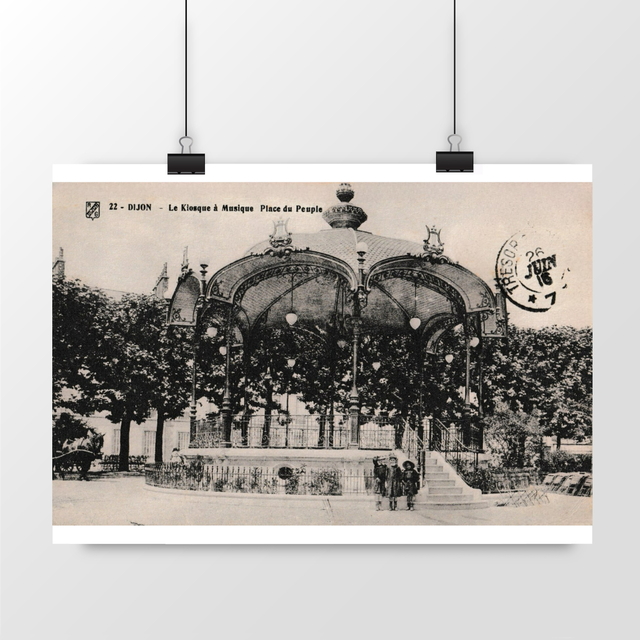 Image front Affiche DIJON - Le Kiosque - 1916