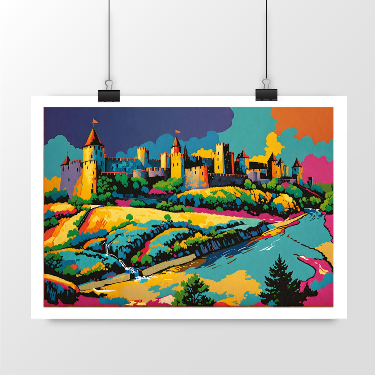 Image front Affiche CARCASSONNE