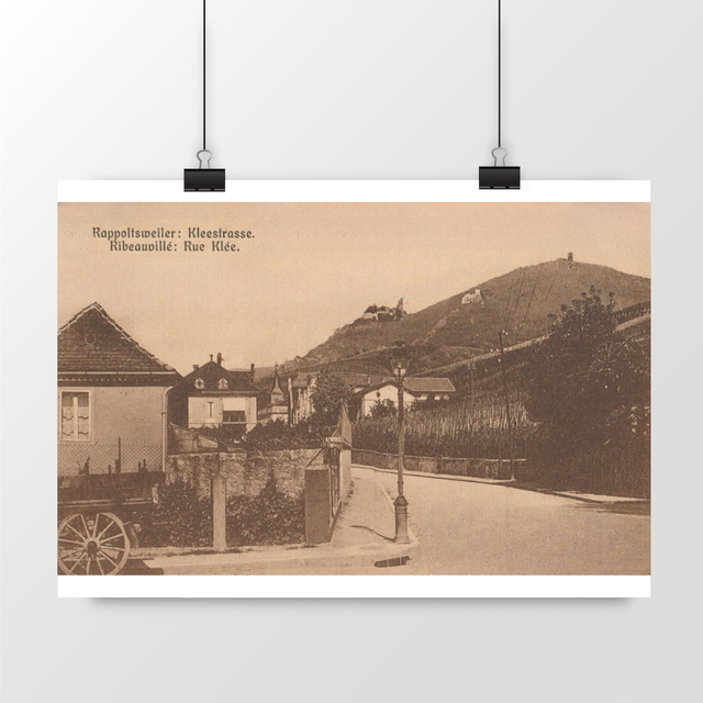 Image front Affiche RIBEAUVILLÉ - Rue Klée - 1918