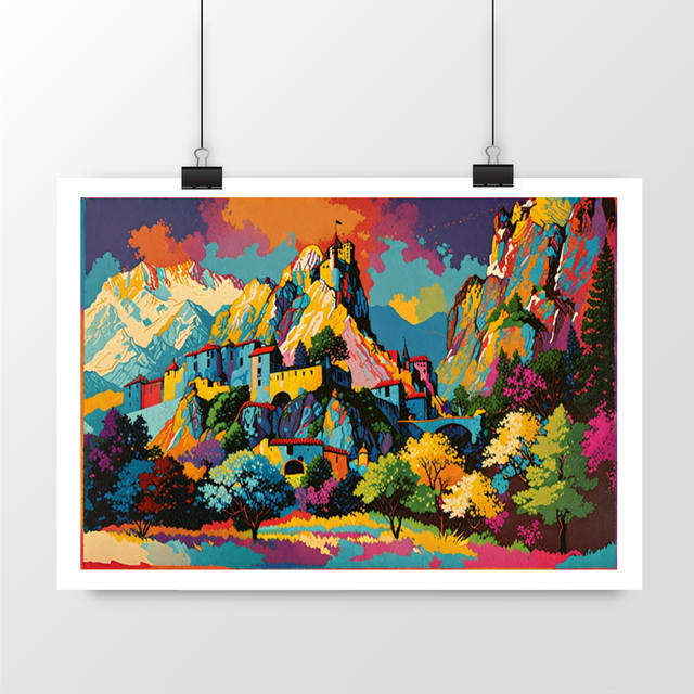 Image front Affiche MOUSTIERS-SAINTE-MARIE