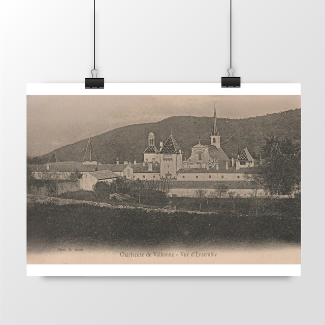 Image front Affiche SAINT-PAULET-DE-CAISSON - Chartreuse de Valbonne - 1909