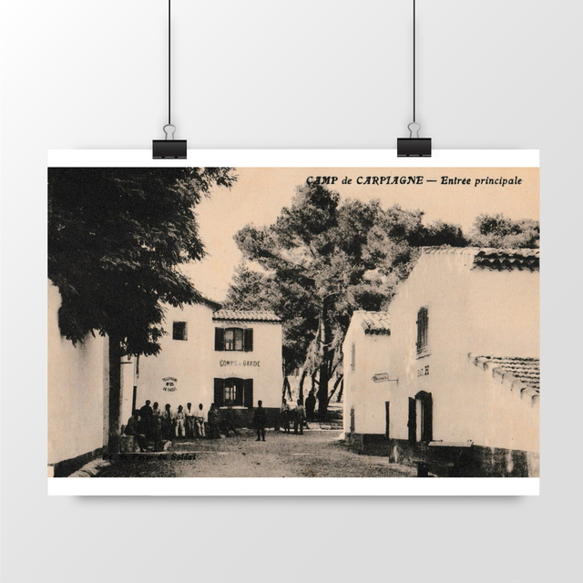 Image front Affiche CARPIAGNE - Entrée Principale du Camp