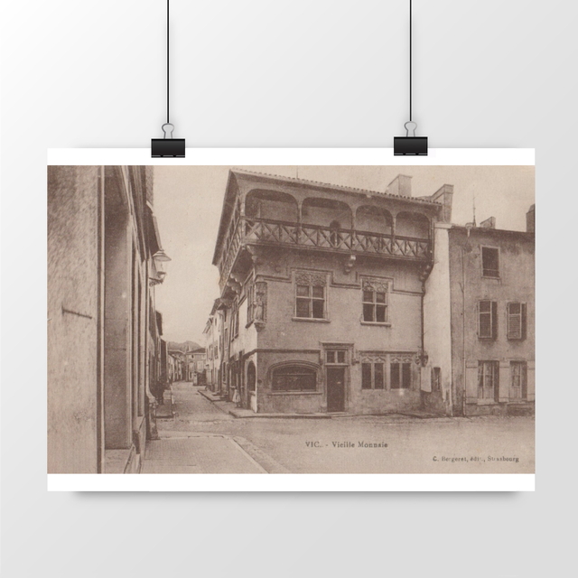 Image front Affiche VIC-SUR-SEILLE - Vieille Monnaie - 1919