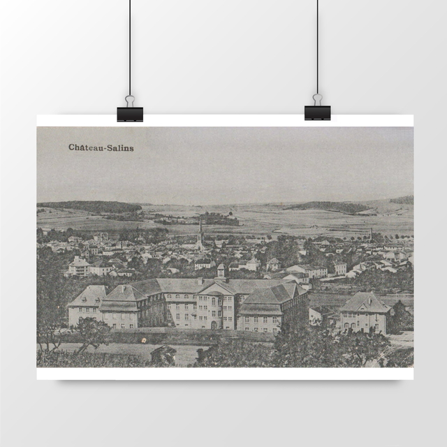 Image front Affiche CHATEAU-SALLINS - Vue Générale - 1919