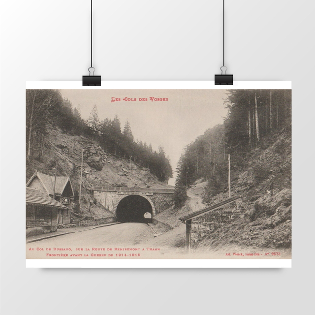 Image front Affiche BUSSANG - Au Col de Bussang - 1917