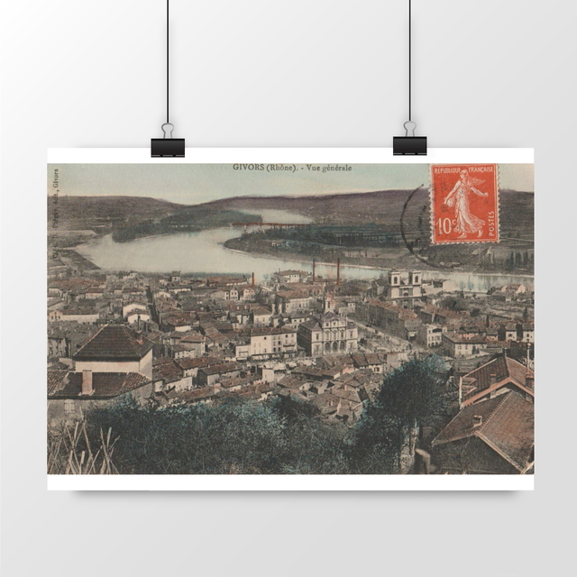 Image front Affiche GIVORS - Vue Générale - 1910