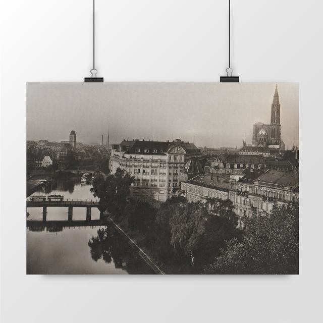 Image front Affiche STRASBOURG - Vue Générale