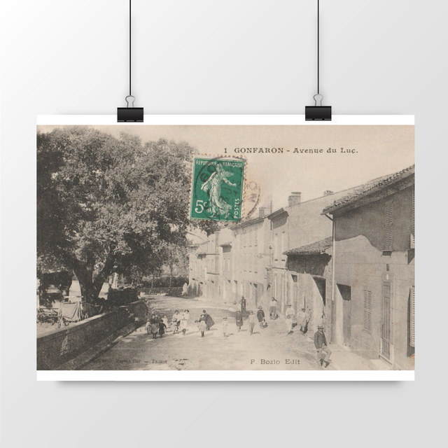 Image front Affiche GONFARON - Avenue du Luc